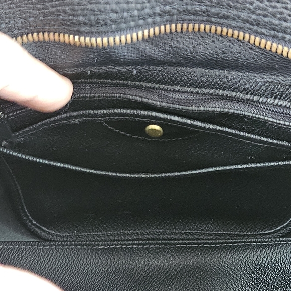 Vintage Dooney and Bourke AWL Double Buckle Satchel - Black - Picture 8 of 16